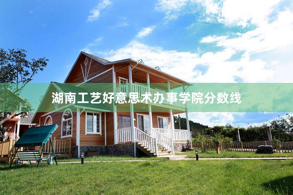 湖南工艺好意思术办事学院分数线