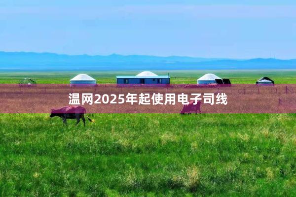 温网2025年起使用电子司线