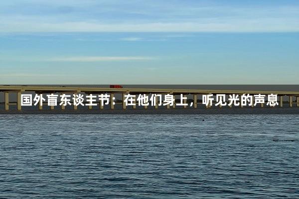 国外盲东谈主节：在他们身上，听见光的声息