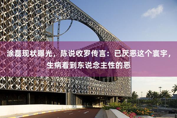 涂磊现状曝光，陈说收罗传言：已厌恶这个寰宇，生病看到东说念主性的恶